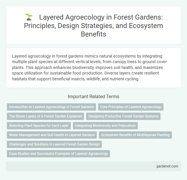 Layered Agroecology in Forest Gardens: Principles, Design Strategies, and Ecosystem Benefits