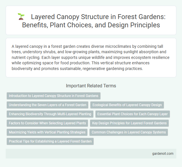 Layered Canopy Structure in Forest Gardens: Benefits, Plant Choices, and Design Principles