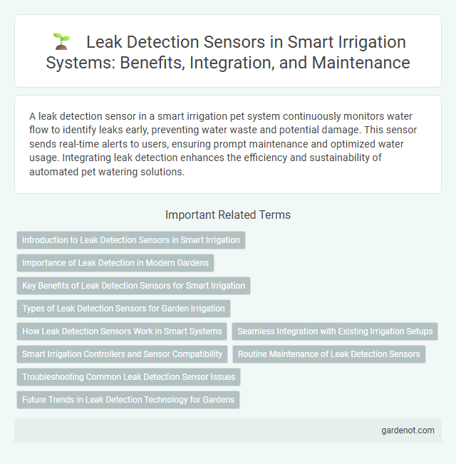 Leak Detection Sensors in Smart Irrigation Systems: Benefits, Integration, and Maintenance