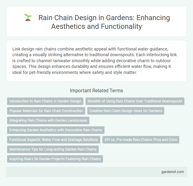 Rain Chain Design in Gardens: Enhancing Aesthetics and Functionality