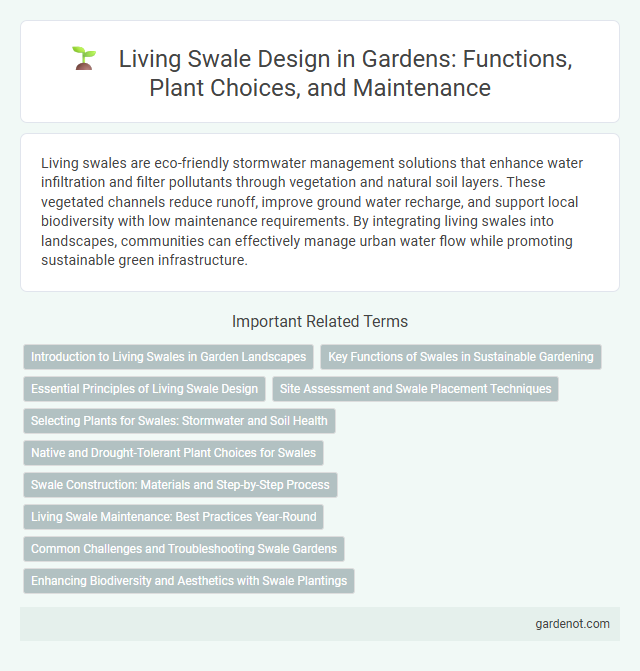 Living Swale Design in Gardens: Functions, Plant Choices, and Maintenance