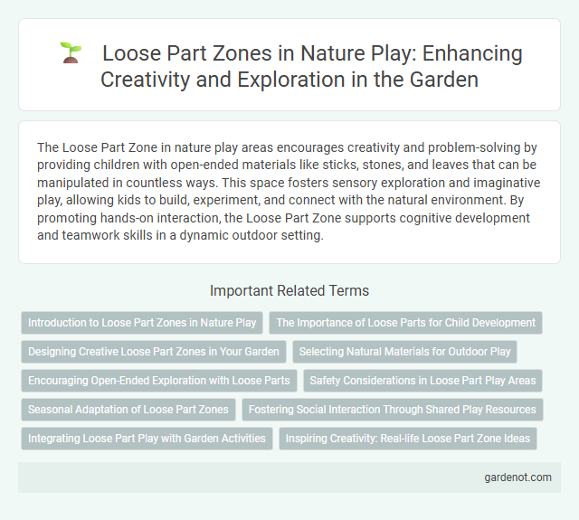 Loose Part Zones in Nature Play: Enhancing Creativity and Exploration in the Garden