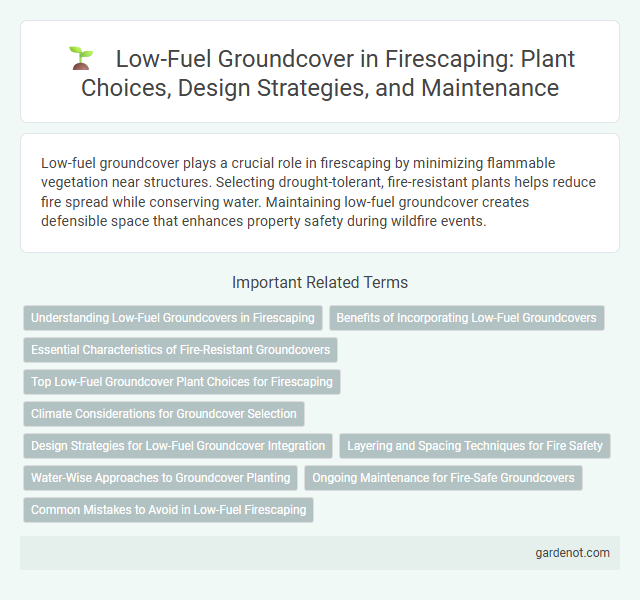 Low-Fuel Groundcover in Firescaping: Plant Choices, Design Strategies, and Maintenance