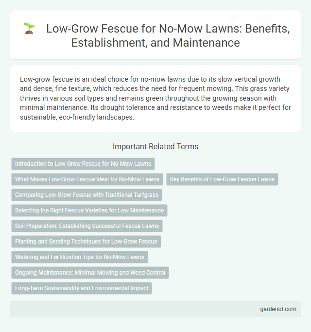 Low-Grow Fescue for No-Mow Lawns: Benefits, Establishment, and Maintenance
