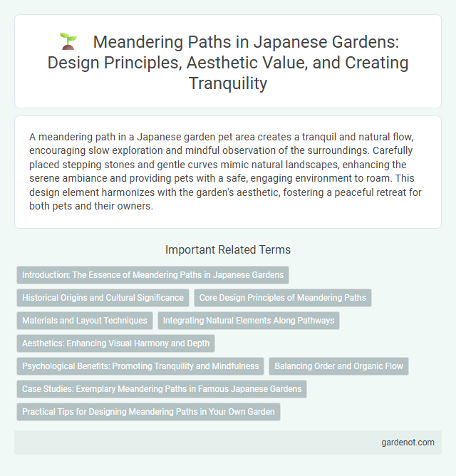 Meandering Paths in Japanese Gardens: Design Principles, Aesthetic Value, and Creating Tranquility