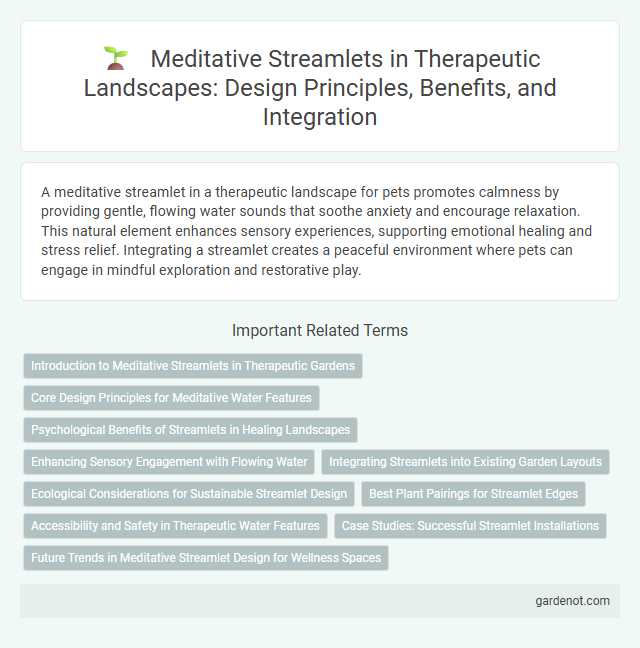 Meditative Streamlets in Therapeutic Landscapes: Design Principles, Benefits, and Integration