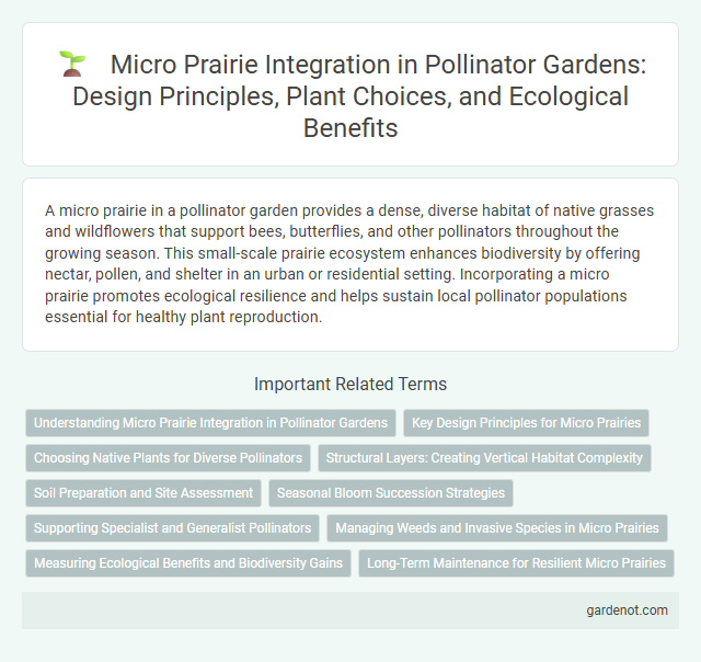 Micro Prairie Integration in Pollinator Gardens: Design Principles, Plant Choices, and Ecological Benefits