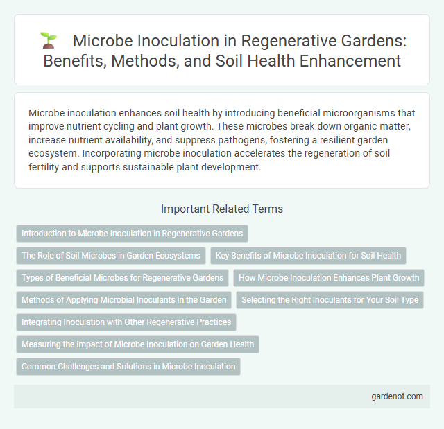 Microbe Inoculation in Regenerative Gardens: Benefits, Methods, and Soil Health Enhancement