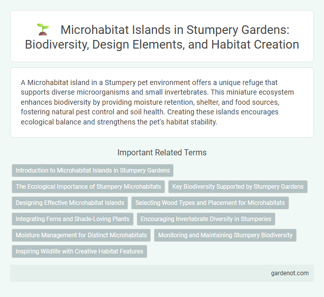 Microhabitat Islands in Stumpery Gardens: Biodiversity, Design Elements, and Habitat Creation