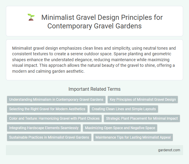 Minimalist Gravel Design Principles for Contemporary Gravel Gardens