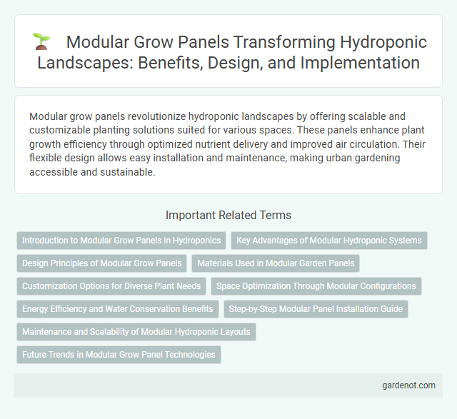 Modular Grow Panels Transforming Hydroponic Landscapes: Benefits, Design, and Implementation