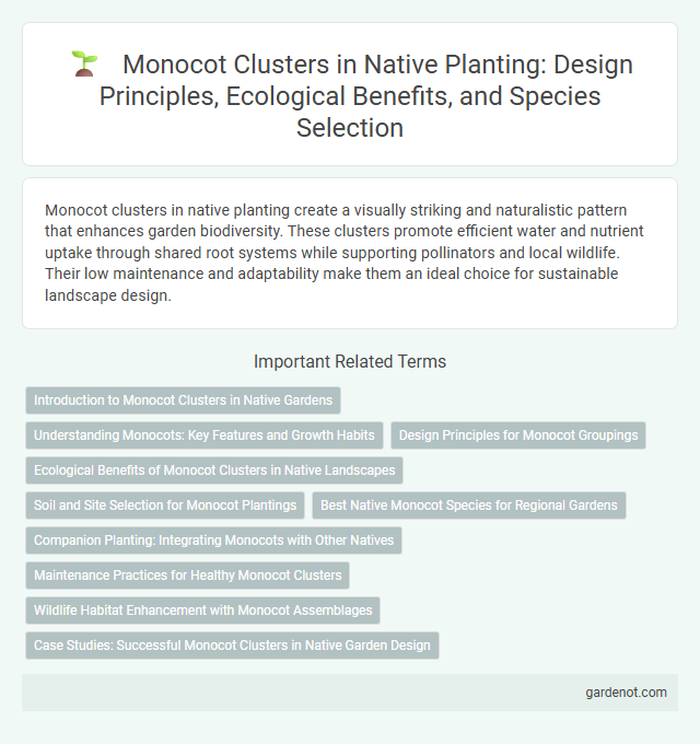 Monocot Clusters in Native Planting: Design Principles, Ecological Benefits, and Species Selection