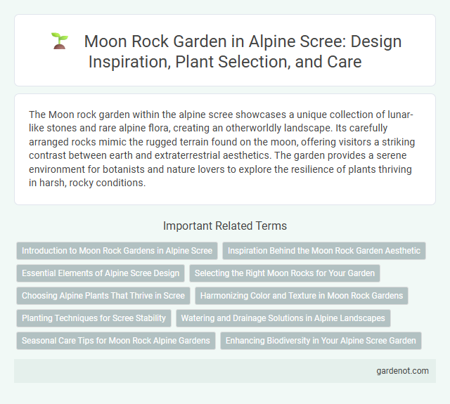 Moon Rock Garden in Alpine Scree: Design Inspiration, Plant Selection, and Care