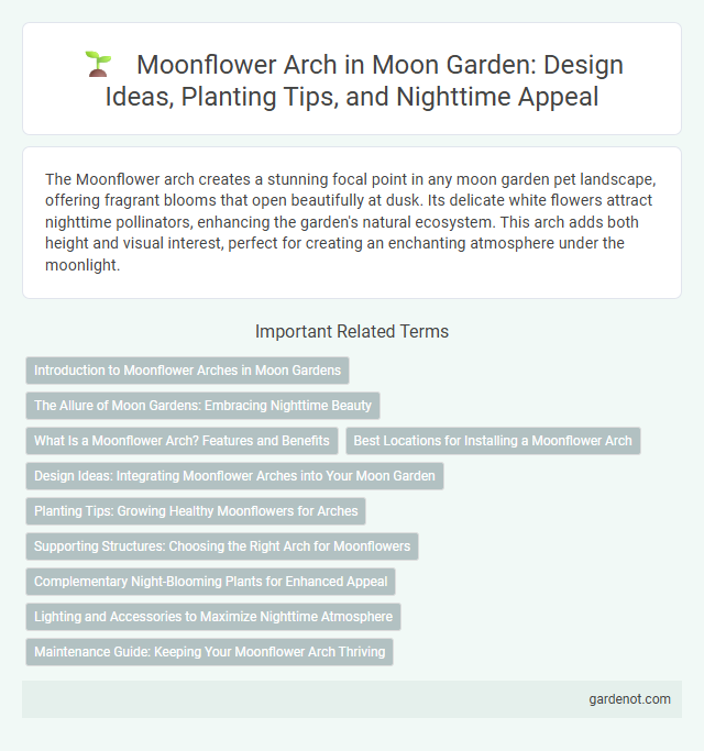 Moonflower Arch in Moon Garden: Design Ideas, Planting Tips, and Nighttime Appeal