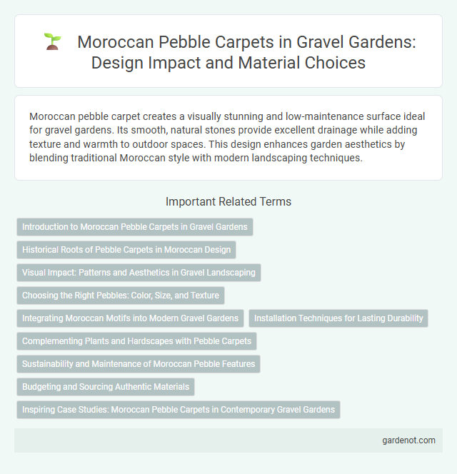 Moroccan Pebble Carpets in Gravel Gardens: Design Impact and Material Choices
