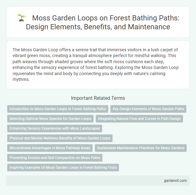 Moss Garden Loops on Forest Bathing Paths: Design Elements, Benefits, and Maintenance