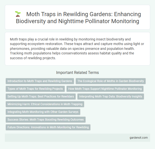Moth Traps in Rewilding Gardens: Enhancing Biodiversity and Nighttime Pollinator Monitoring