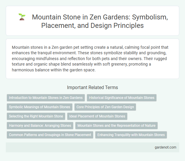 Mountain Stone in Zen Gardens: Symbolism, Placement, and Design Principles