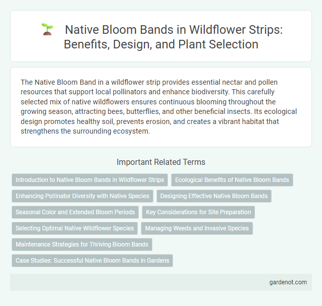 Native Bloom Bands in Wildflower Strips: Benefits, Design, and Plant Selection