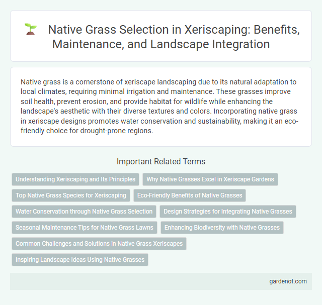 Native Grass Selection in Xeriscaping: Benefits, Maintenance, and Landscape Integration
