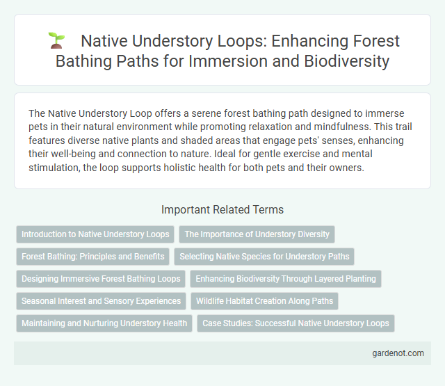 Native Understory Loops: Enhancing Forest Bathing Paths for Immersion and Biodiversity