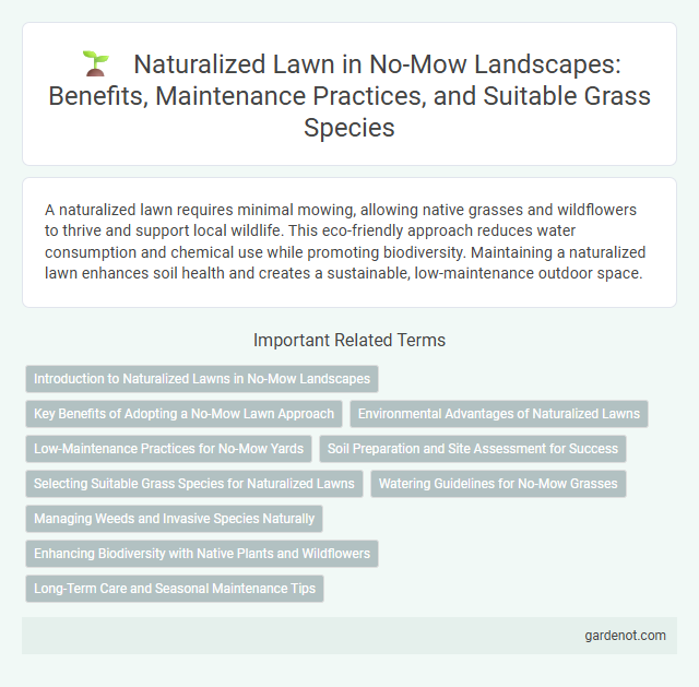 Naturalized Lawn in No-Mow Landscapes: Benefits, Maintenance Practices, and Suitable Grass Species