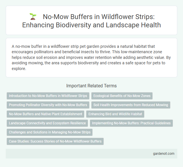 No-Mow Buffers in Wildflower Strips: Enhancing Biodiversity and Landscape Health