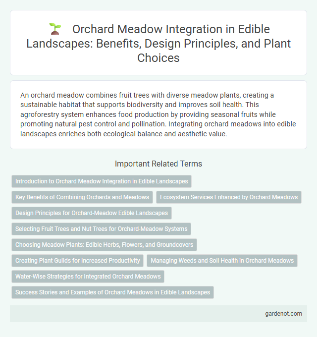 Orchard Meadow Integration in Edible Landscapes: Benefits, Design Principles, and Plant Choices