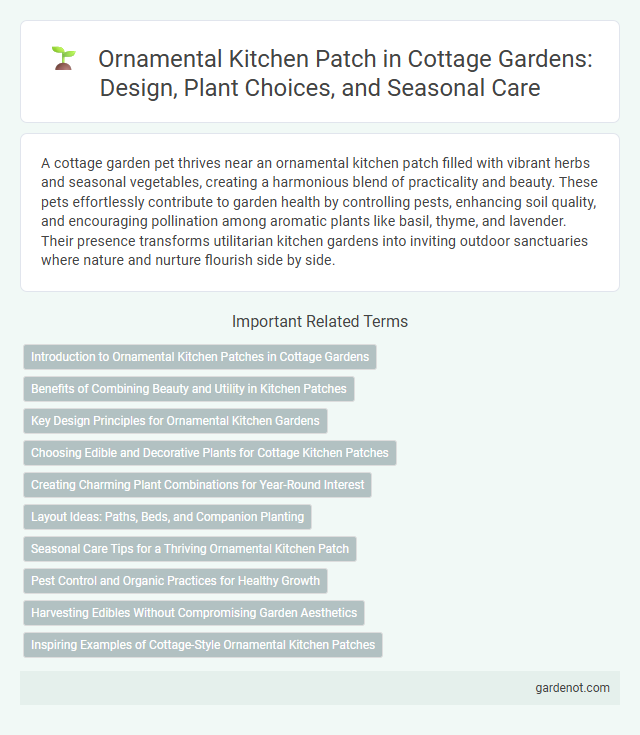 Ornamental Kitchen Patch in Cottage Gardens: Design, Plant Choices, and Seasonal Care