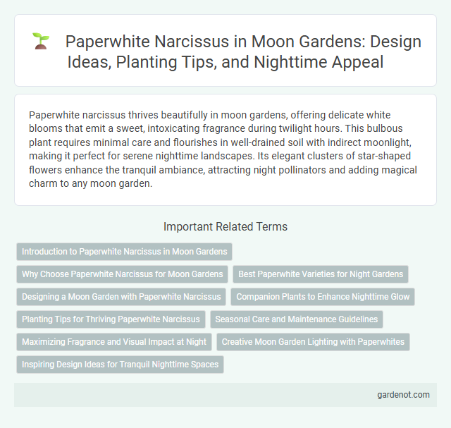 Paperwhite Narcissus in Moon Gardens: Design Ideas, Planting Tips, and Nighttime Appeal
