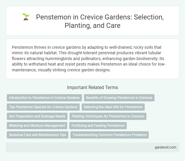 Penstemon in Crevice Gardens: Selection, Planting, and Care