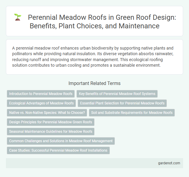 Perennial Meadow Roofs in Green Roof Design: Benefits, Plant Choices, and Maintenance