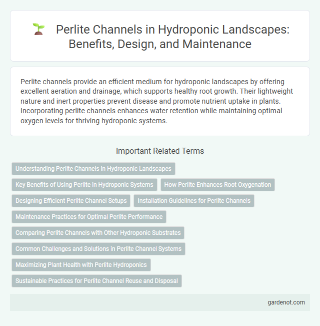 Perlite Channels in Hydroponic Landscapes: Benefits, Design, and Maintenance