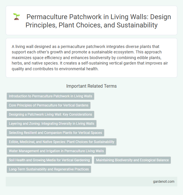 Permaculture Patchwork in Living Walls: Design Principles, Plant Choices, and Sustainability