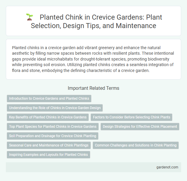 Planted Chink in Crevice Gardens: Plant Selection, Design Tips, and Maintenance