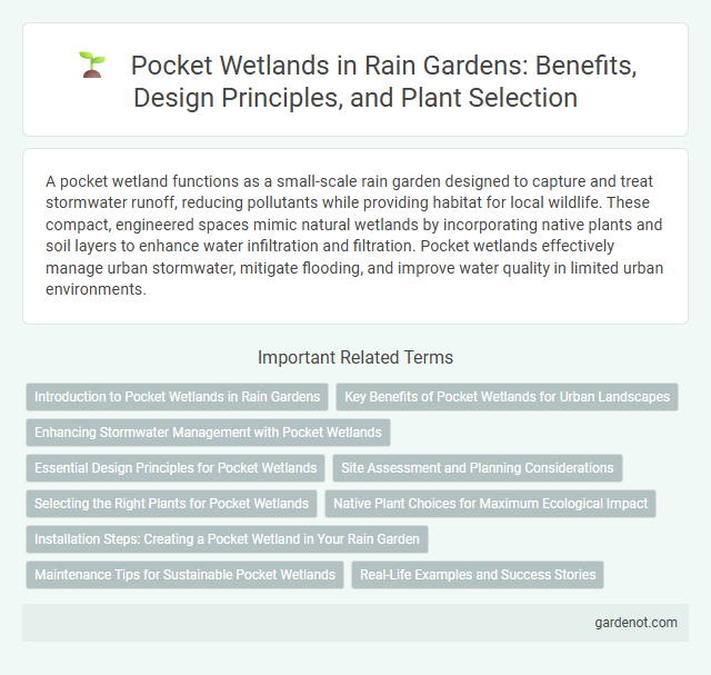 Pocket Wetlands in Rain Gardens: Benefits, Design Principles, and Plant Selection