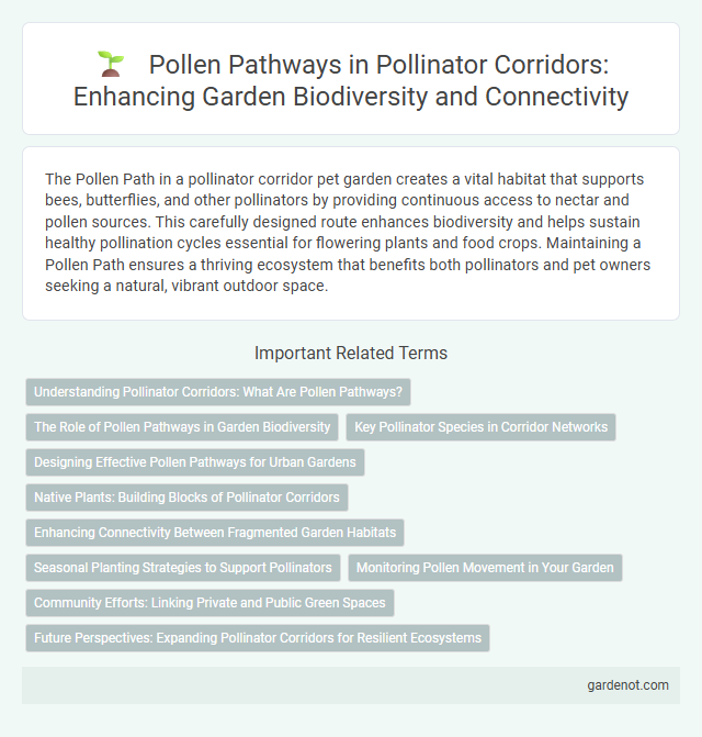 Pollen Pathways in Pollinator Corridors: Enhancing Garden Biodiversity and Connectivity