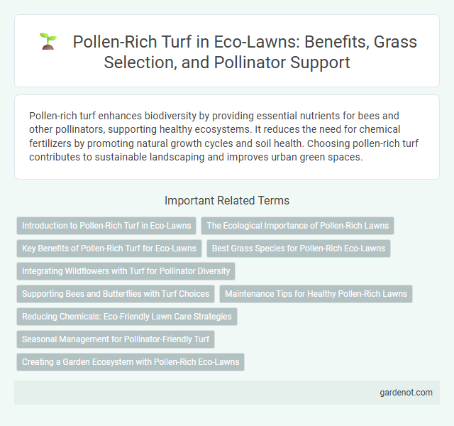 Pollen-Rich Turf in Eco-Lawns: Benefits, Grass Selection, and Pollinator Support