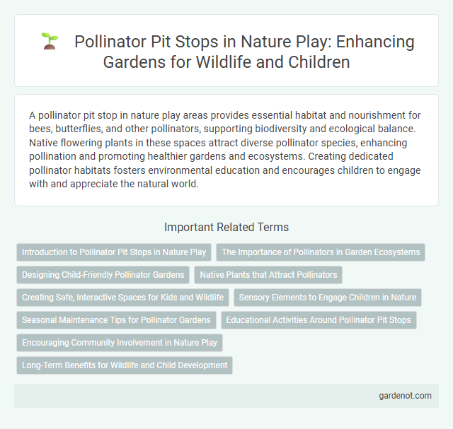 Pollinator Pit Stops in Nature Play: Enhancing Gardens for Wildlife and Children