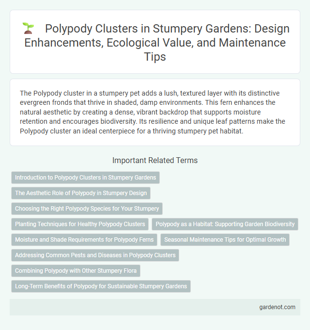 Polypody Clusters in Stumpery Gardens: Design Enhancements, Ecological Value, and Maintenance Tips