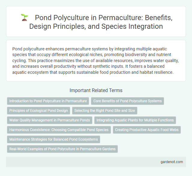 Pond Polyculture in Permaculture: Benefits, Design Principles, and Species Integration