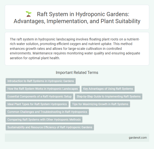 Raft System in Hydroponic Gardens: Advantages, Implementation, and Plant Suitability