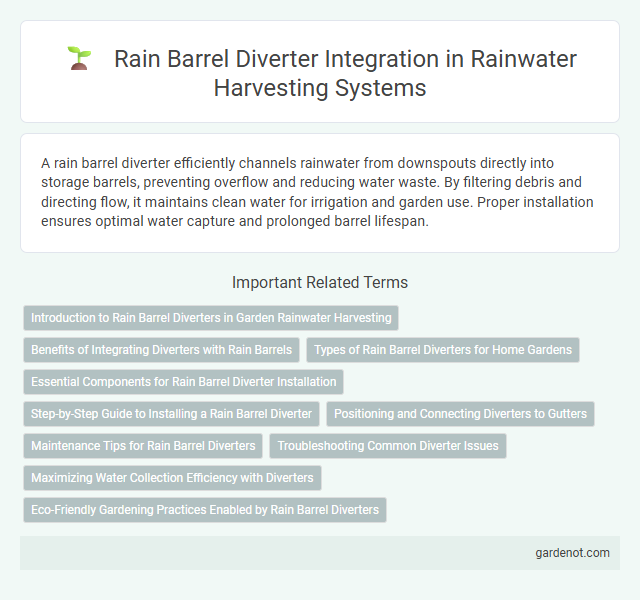 Rain Barrel Diverter Integration in Rainwater Harvesting Systems