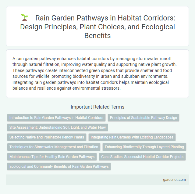 Rain Garden Pathways in Habitat Corridors: Design Principles, Plant Choices, and Ecological Benefits