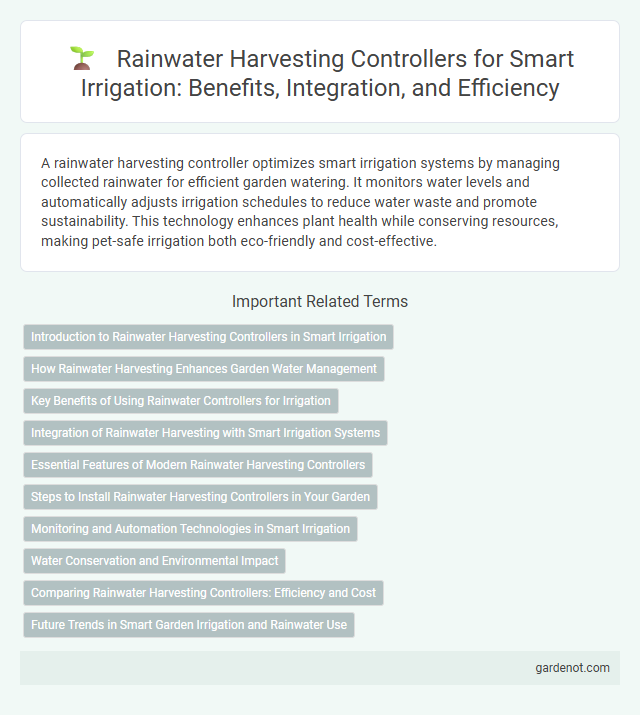 Rainwater Harvesting Controllers for Smart Irrigation: Benefits, Integration, and Efficiency
