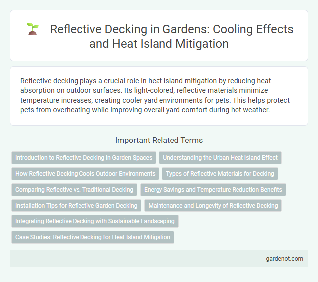 Reflective Decking in Gardens: Cooling Effects and Heat Island Mitigation