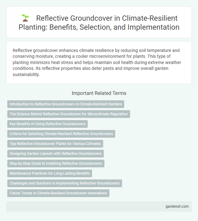 Reflective Groundcover in Climate-Resilient Planting: Benefits, Selection, and Implementation