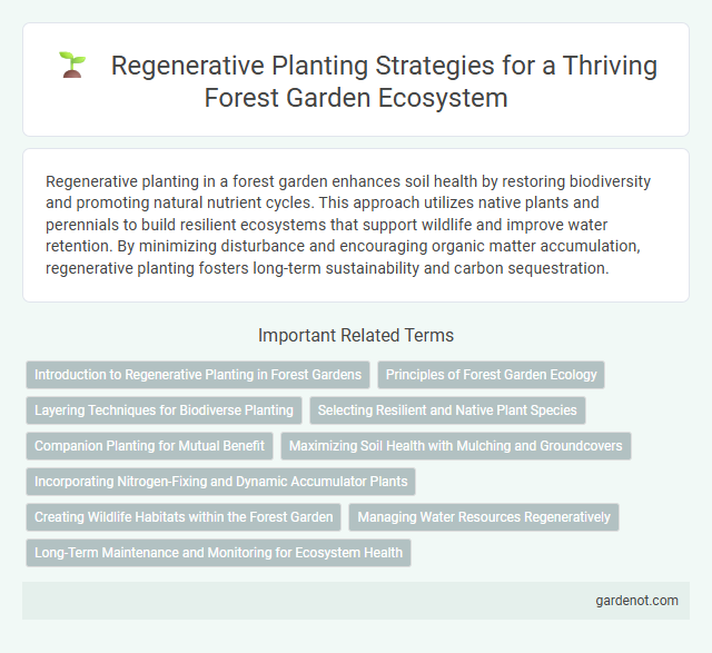 Regenerative Planting Strategies for a Thriving Forest Garden Ecosystem