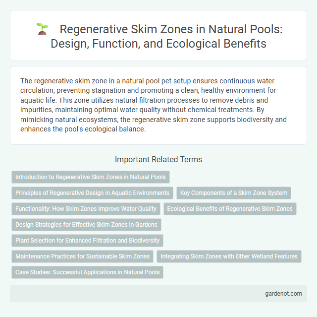 Regenerative Skim Zones in Natural Pools: Design, Function, and Ecological Benefits