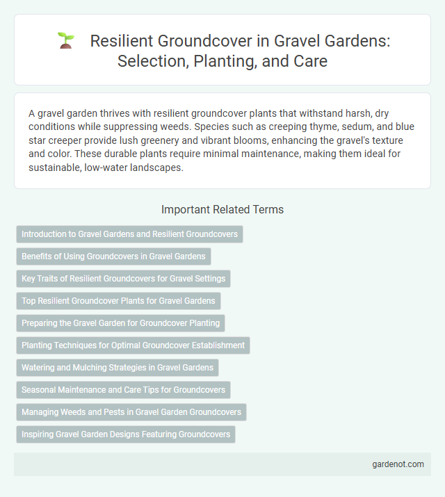 Resilient Groundcover in Gravel Gardens: Selection, Planting, and Care
